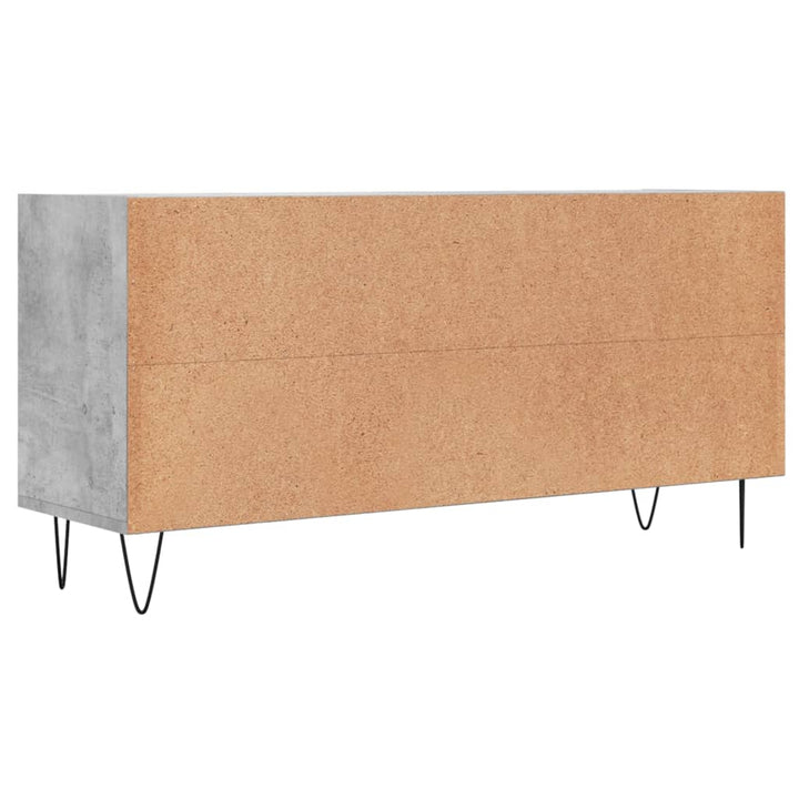 tv-bord 103,5x30x50 cm konstrueret træ betongrå