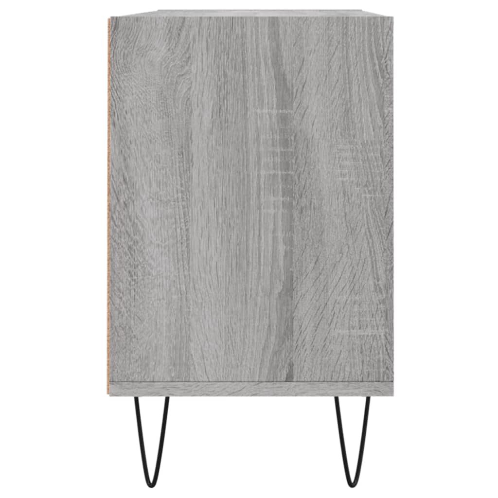 tv-bord 103,5x30x50 cm konstrueret træ grå sonoma-eg