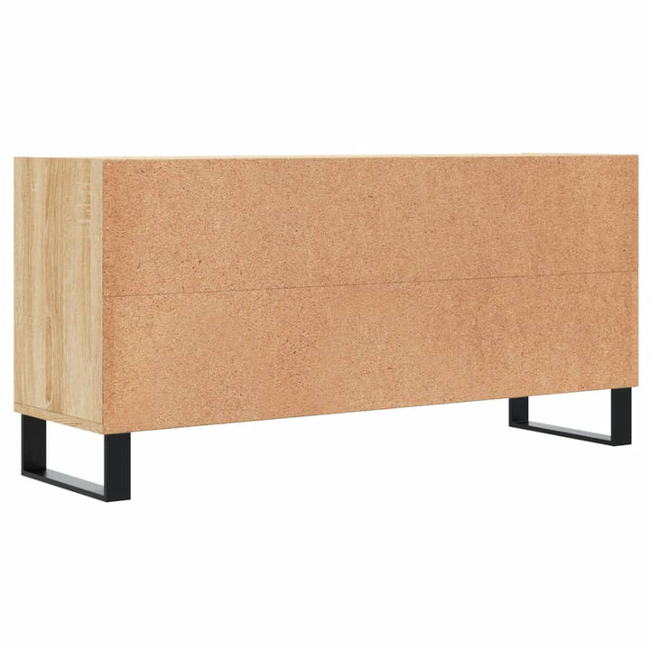 tv-bord 103,5x30x50 cm konstrueret træ sonoma-eg