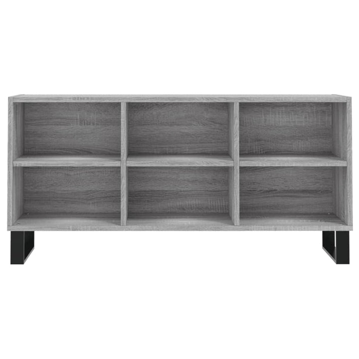 tv-bord 103,5x30x50 cm konstrueret træ grå sonoma-eg