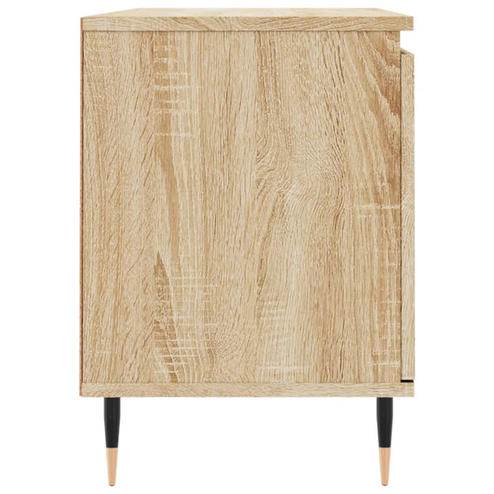 tv-bord 104x35x50 cm konstrueret træ sonoma-eg