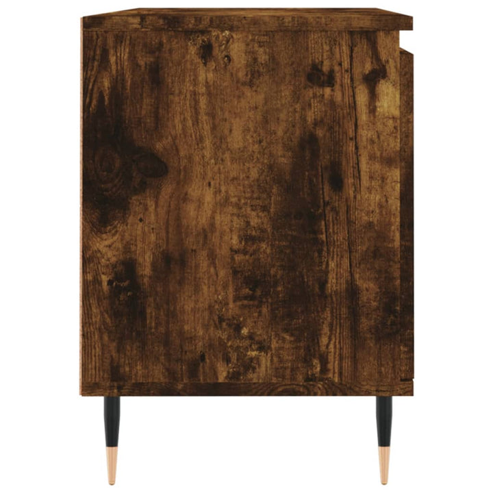 tv-bord 104x35x50 cm konstrueret træ røget egetræsfarve