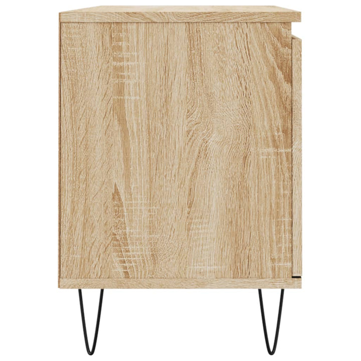 tv-bord 104x35x50 cm konstrueret træ sonoma-eg