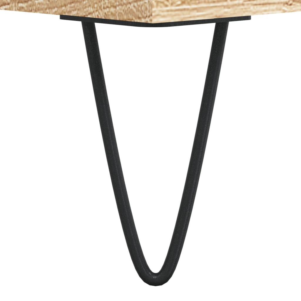 tv-bord 104x35x50 cm konstrueret træ sonoma-eg