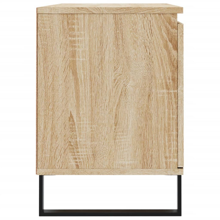tv-bord 104x35x50 cm konstrueret træ sonoma-eg