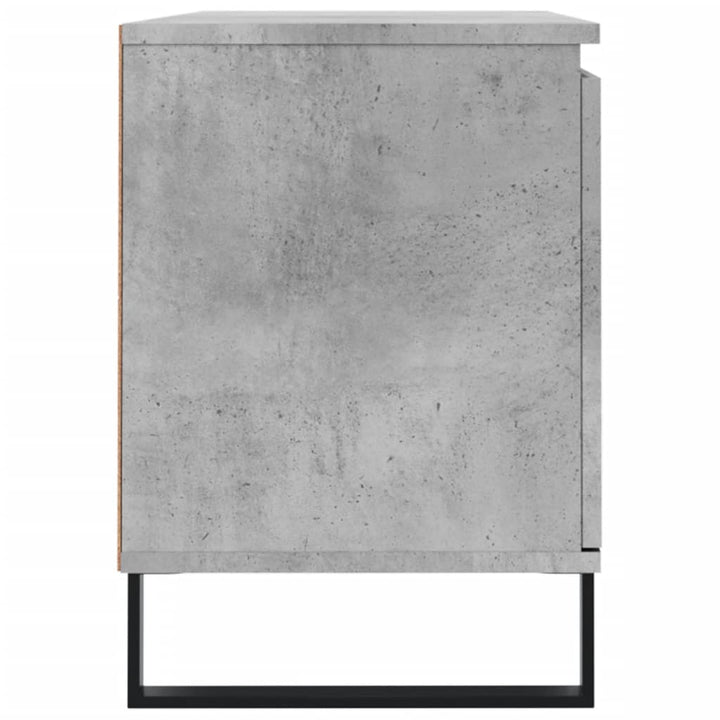 tv-bord 104x35x50 cm konstrueret træ betongrå