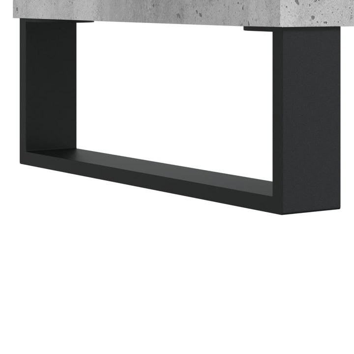 tv-bord 104x35x50 cm konstrueret træ betongrå
