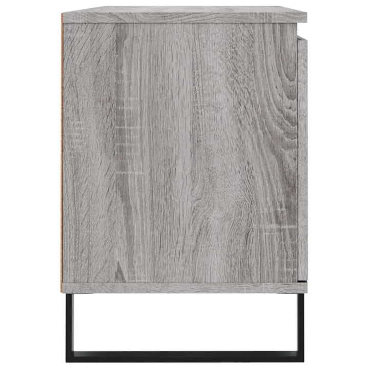 tv-bord 104x35x50 cm konstrueret træ grå sonoma-eg