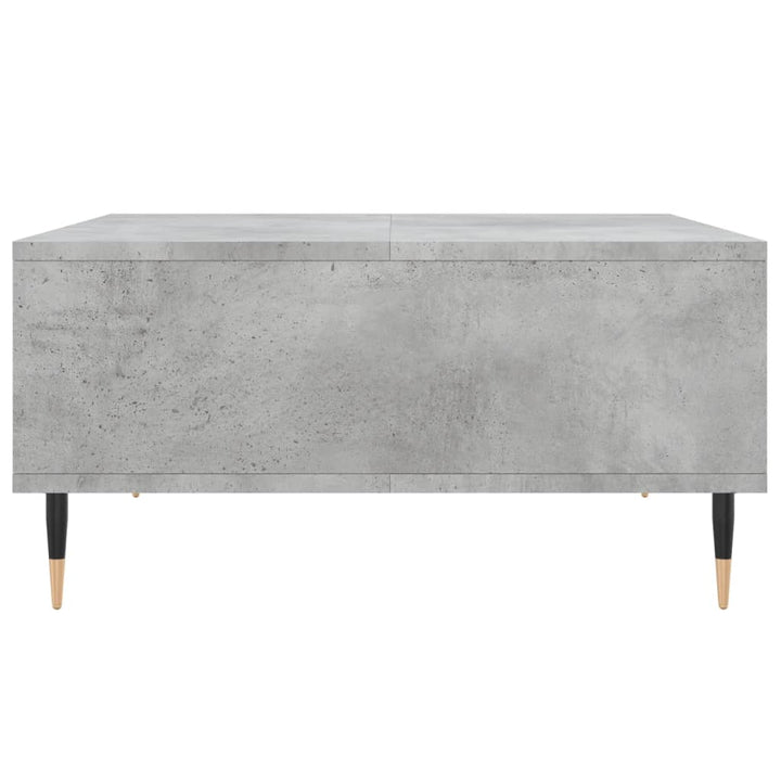 sofabord 60x60x30 cm konstrueret træ betongrå