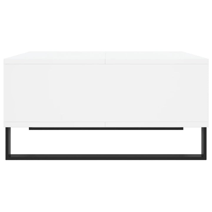 sofabord 60x60x30 cm konstrueret træ hvid