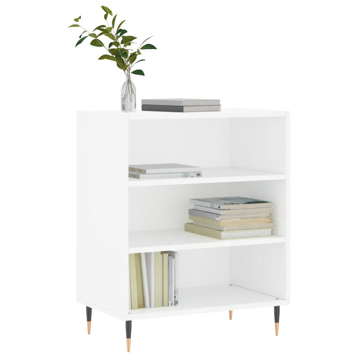 skænk 57x35x70 cm konstrueret træ hvid