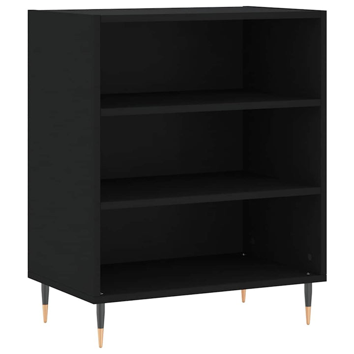 skænk 57x35x70 cm konstrueret træ sort