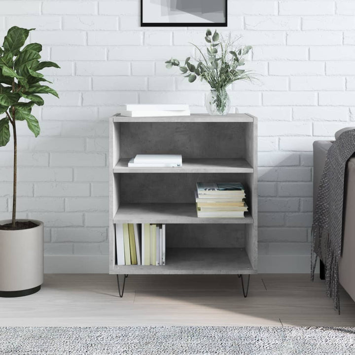 skænk 57x35x70 cm konstrueret træ betongrå