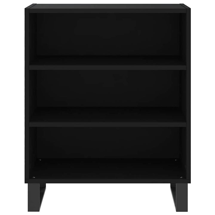 skænk 57x35x70 cm konstrueret træ sort