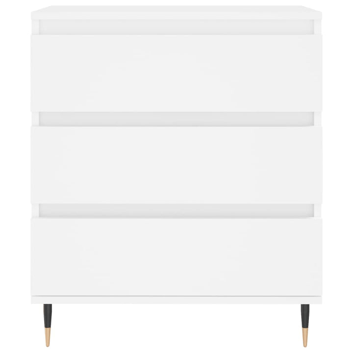 skænk 60x35x70 cm konstrueret træ hvid