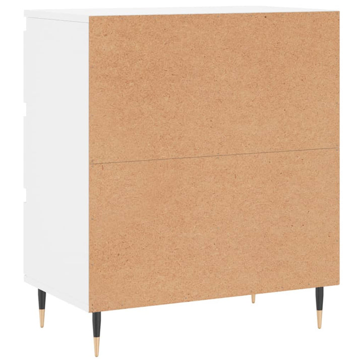 skænk 60x35x70 cm konstrueret træ hvid
