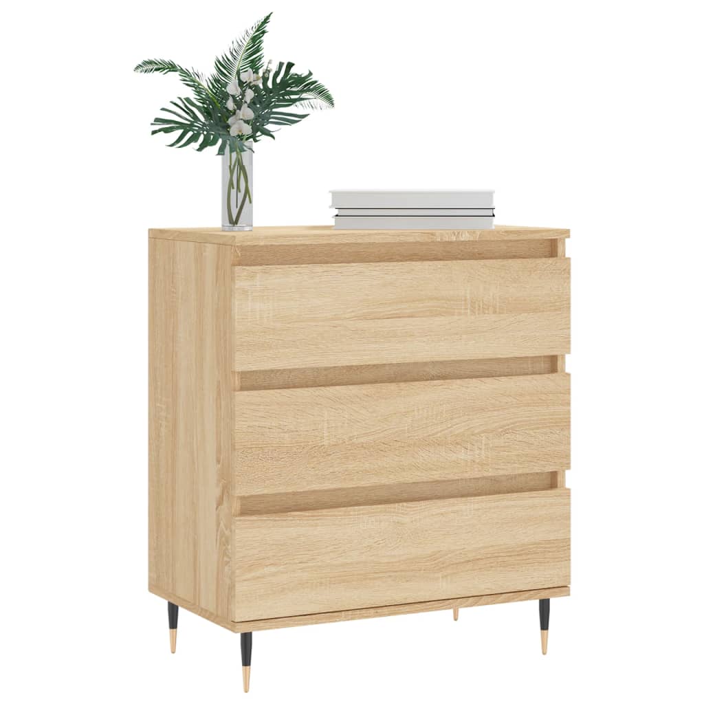 skænk 60x35x70 cm konstrueret træ sonoma-eg