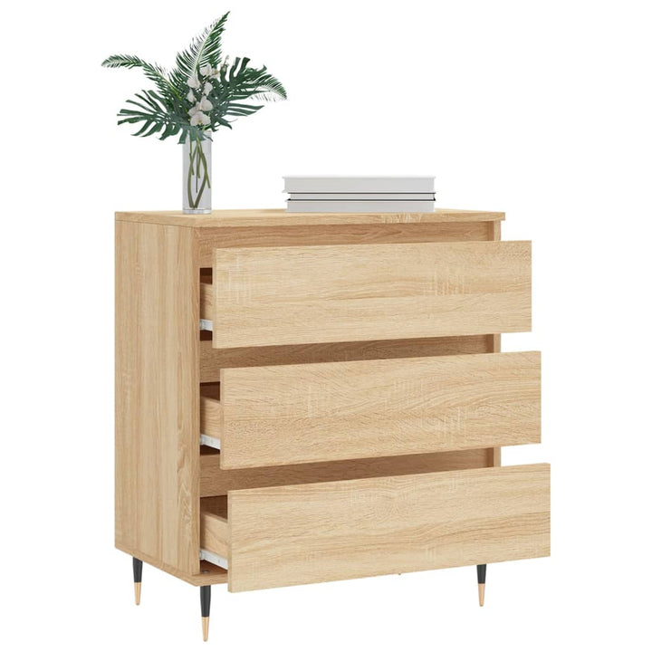 skænk 60x35x70 cm konstrueret træ sonoma-eg