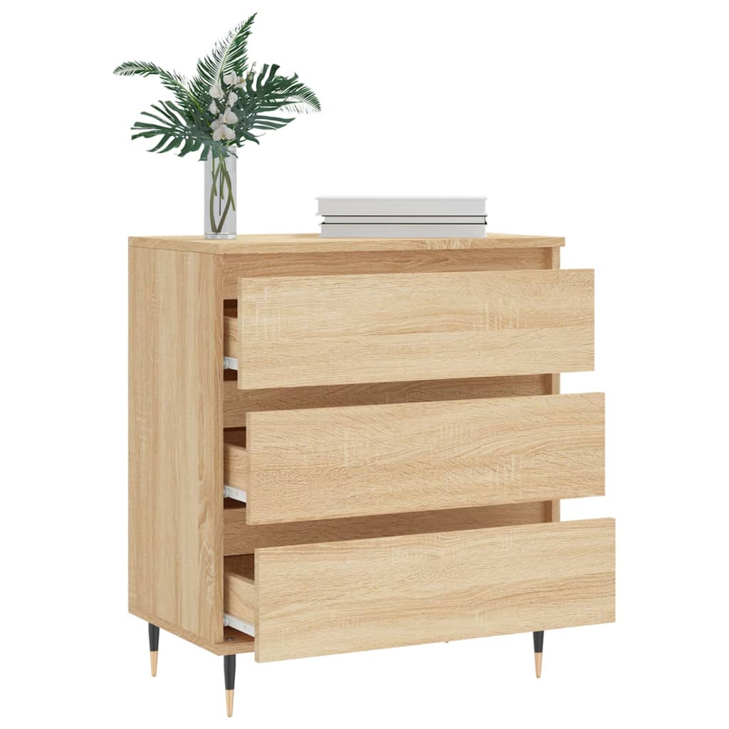 skænk 60x35x70 cm konstrueret træ sonoma-eg