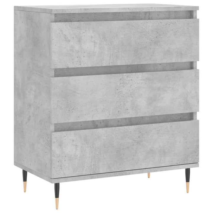 skænk 60x35x70 cm konstrueret træ betongrå