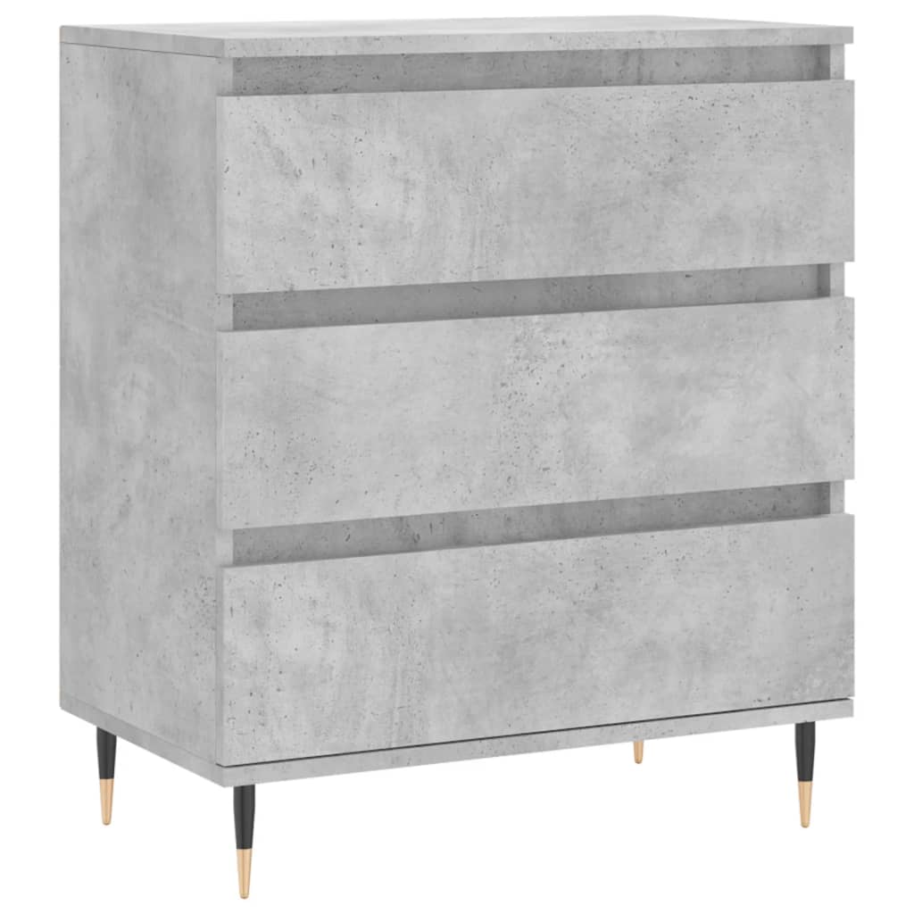 skænk 60x35x70 cm konstrueret træ betongrå