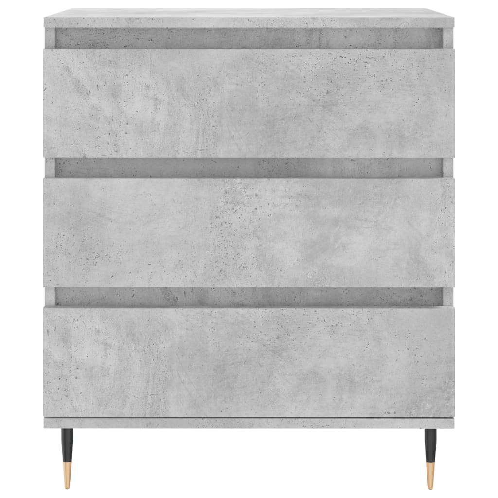 skænk 60x35x70 cm konstrueret træ betongrå