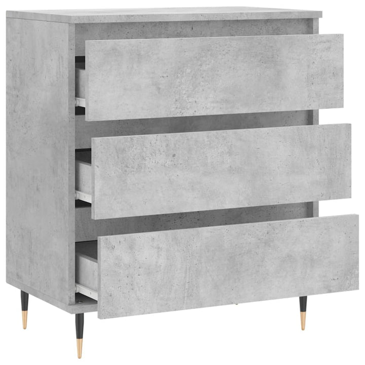 skænk 60x35x70 cm konstrueret træ betongrå
