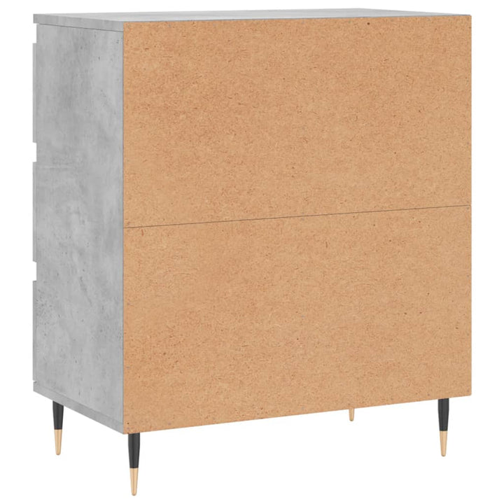skænk 60x35x70 cm konstrueret træ betongrå