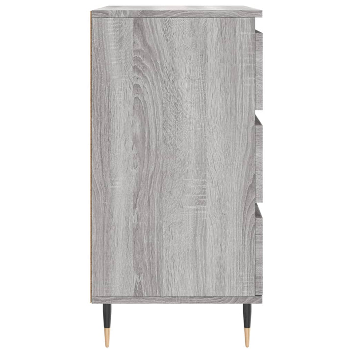 skænk 60x35x70 cm konstrueret træ grå sonoma-eg