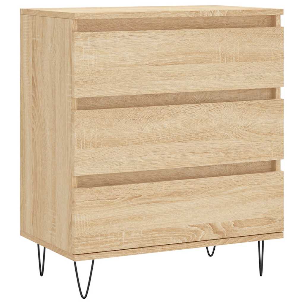 skænk 60x35x70 cm konstrueret træ sonoma-eg