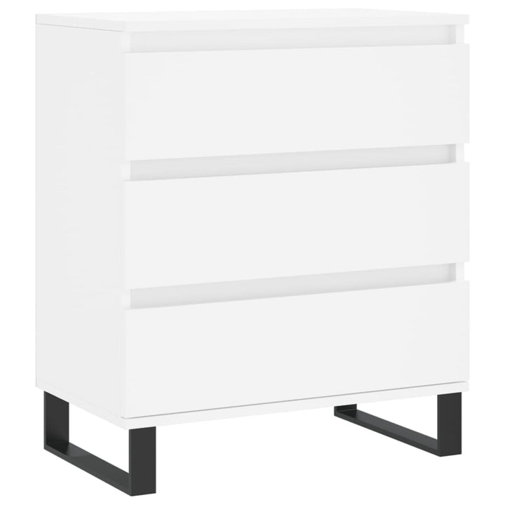 skænk 60x35x70 cm konstrueret træ hvid