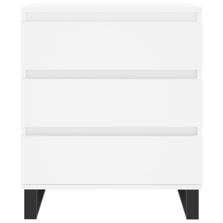 skænk 60x35x70 cm konstrueret træ hvid
