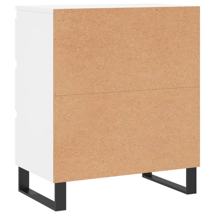 skænk 60x35x70 cm konstrueret træ hvid