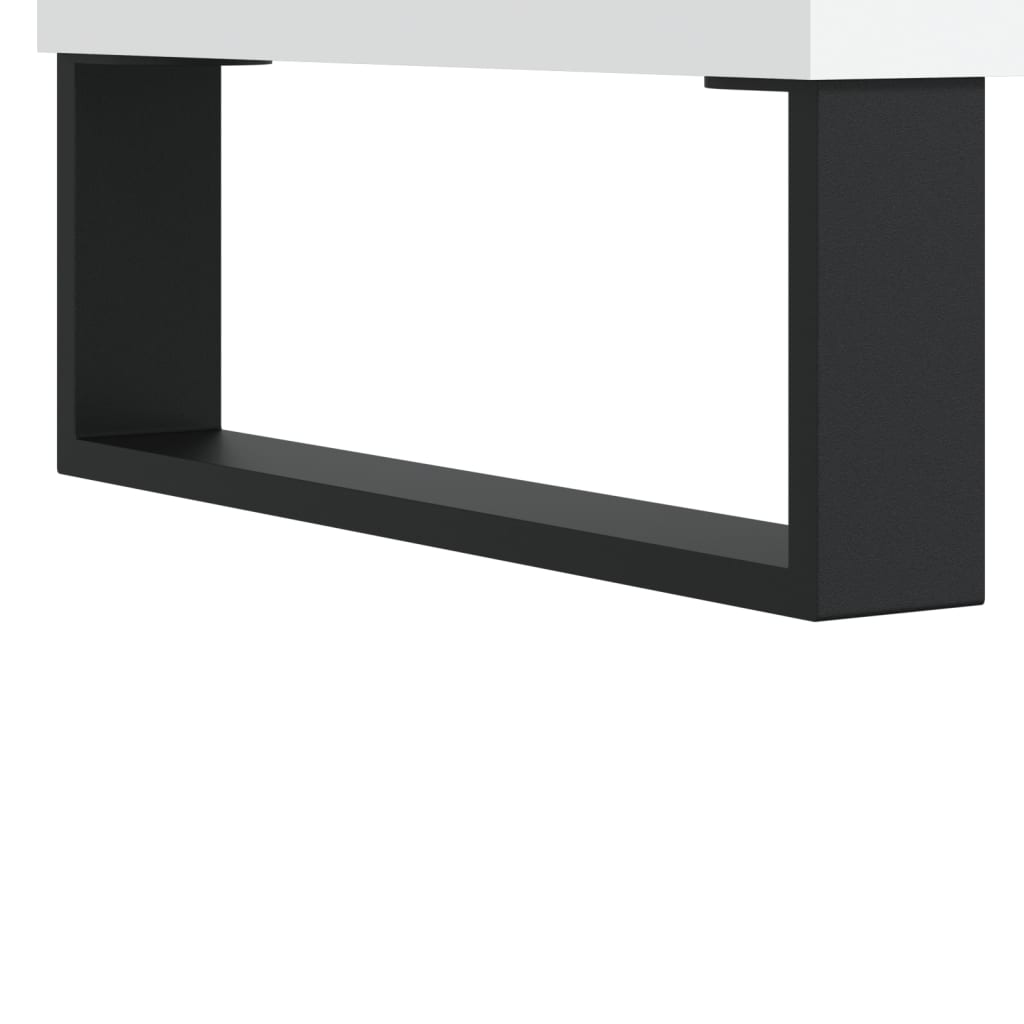 skænk 60x35x70 cm konstrueret træ hvid