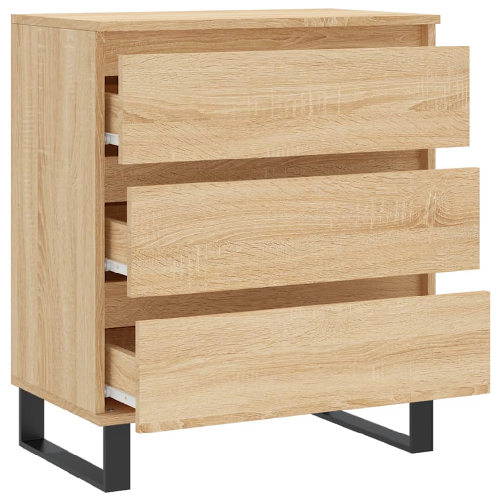 skænk 60x35x70 cm konstrueret træ sonoma-eg