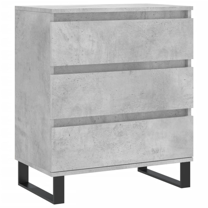 skænk 60x35x70 cm konstrueret træ betongrå