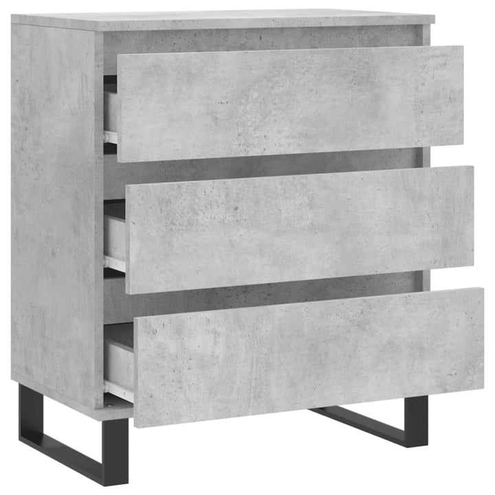 skænk 60x35x70 cm konstrueret træ betongrå