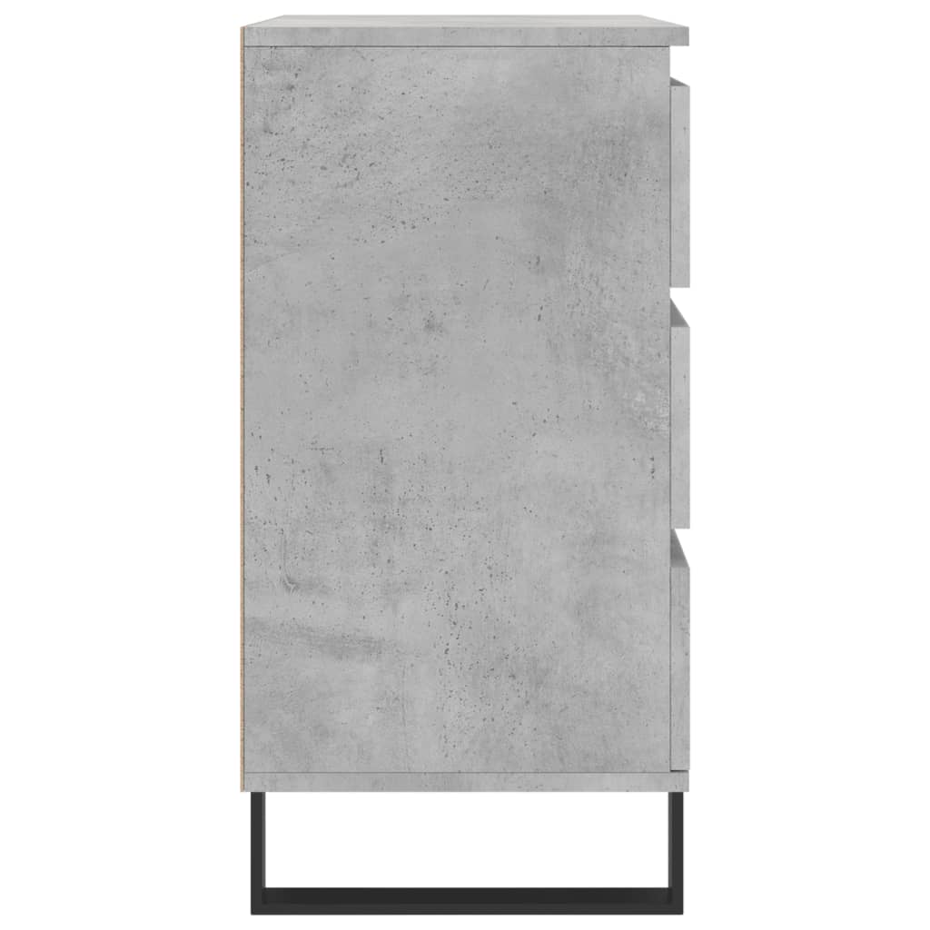 skænk 60x35x70 cm konstrueret træ betongrå