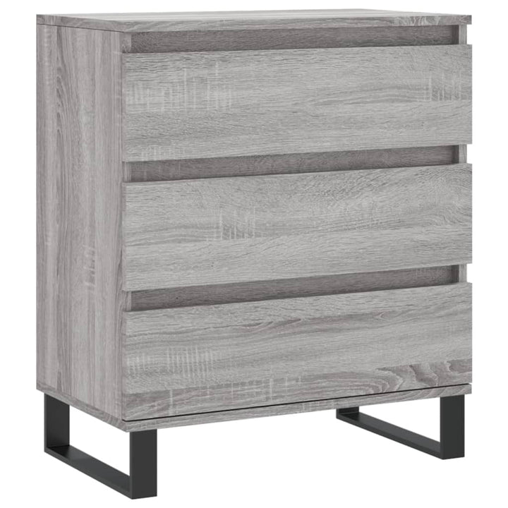 skænk 60x35x70 cm konstrueret træ grå sonoma-eg