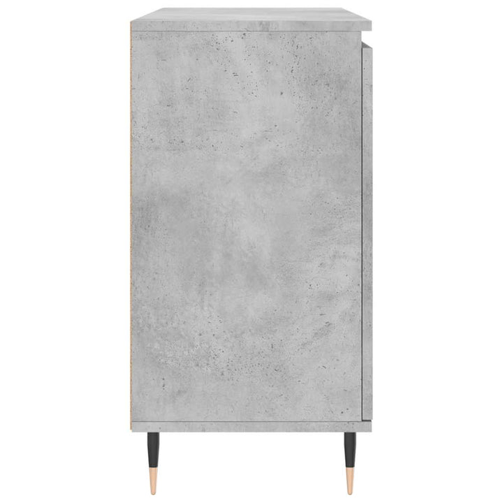 skænk 101,5x35x70 cm konstrueret træ betongrå