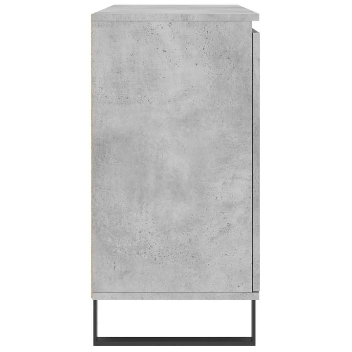 skænk 101,5x35x70 cm konstrueret træ betongrå