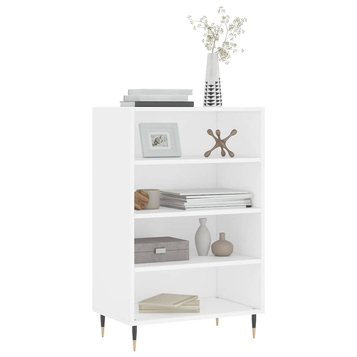 skab 57x35x90 cm konstrueret træ hvid