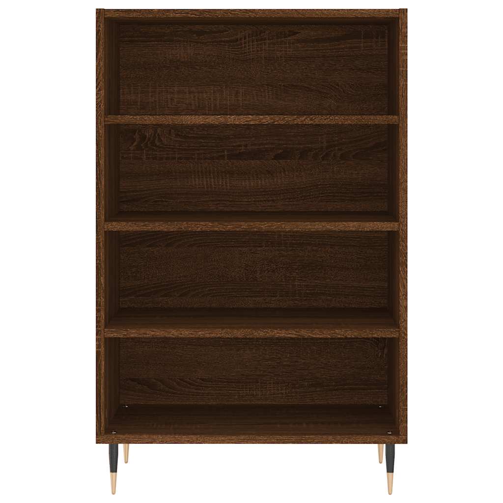 skab 57x35x90 cm konstrueret træ brunt egetræ