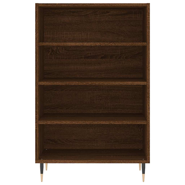 skab 57x35x90 cm konstrueret træ brunt egetræ