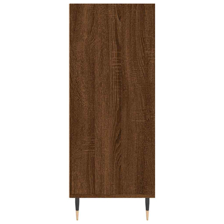 skab 57x35x90 cm konstrueret træ brunt egetræ