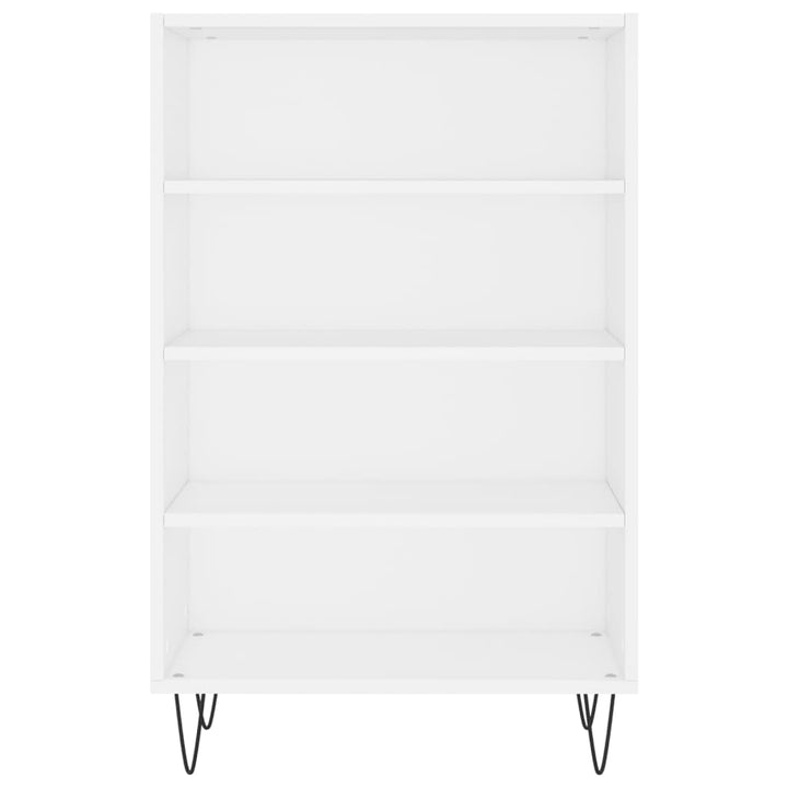 skab 57x35x90 cm konstrueret træ hvid