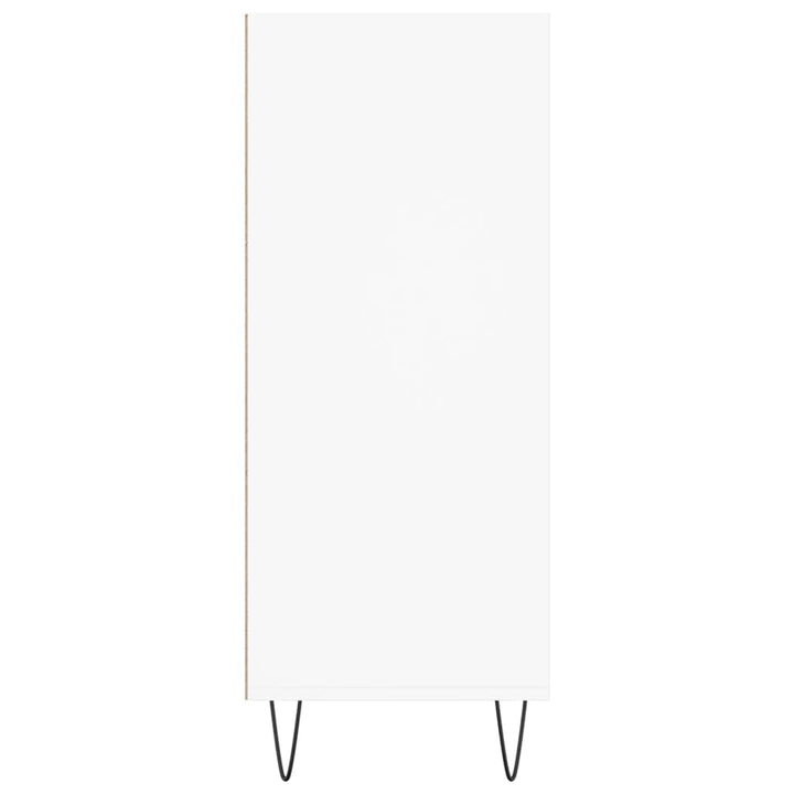 skab 57x35x90 cm konstrueret træ hvid