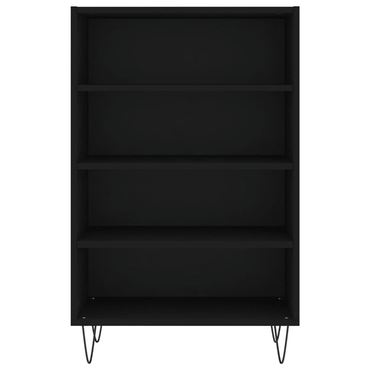 skab 57x35x90 cm konstrueret træ sort