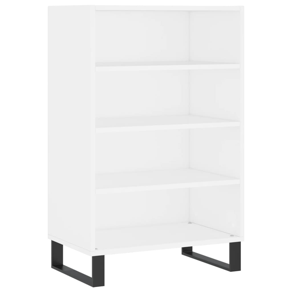 skab 57x35x90 cm konstrueret træ hvid