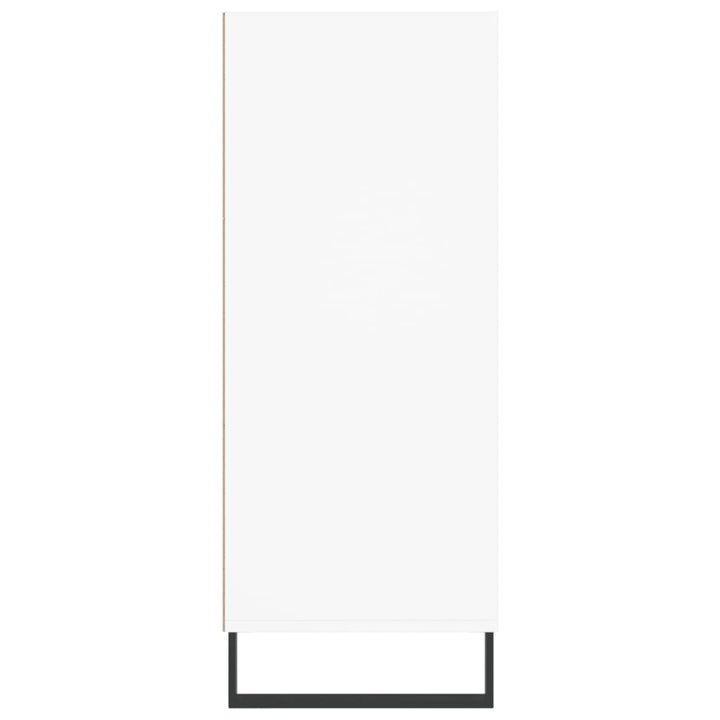 skab 57x35x90 cm konstrueret træ hvid